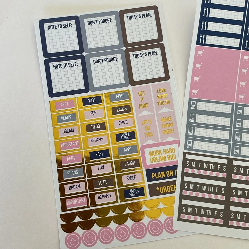U Style COLORFUL Journaling Stickers. NWT.